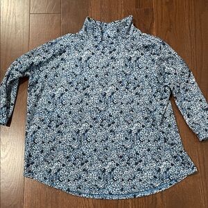 Tuckernuck Sport Blue Floral Top
